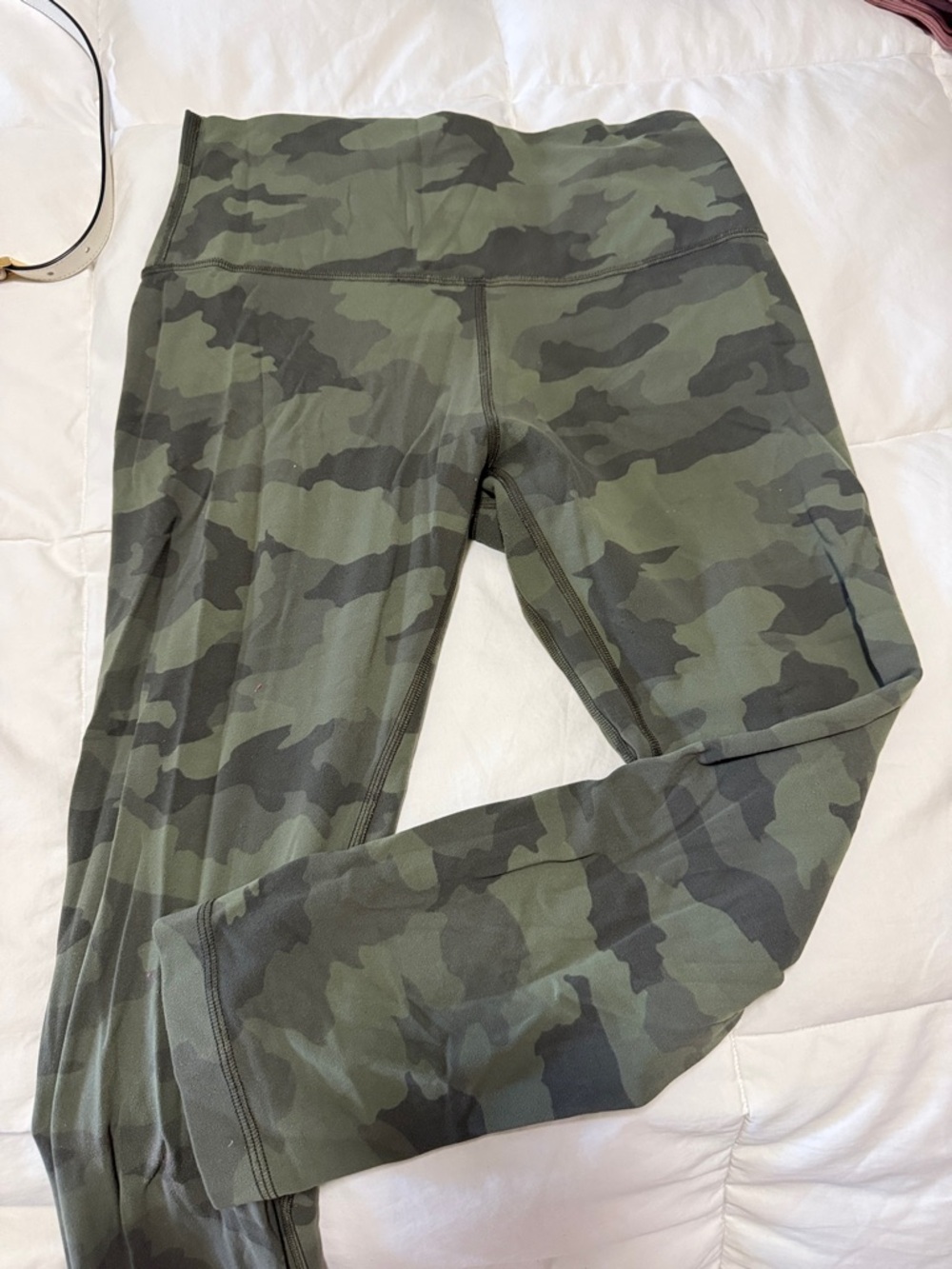 lululemon athletica Olive Green Camo High-Rise Leggings - Picture 2 of 5